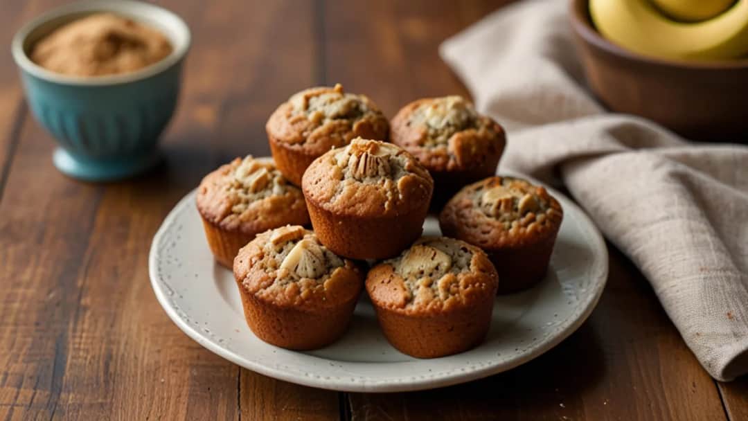Muffinki bananowe bez cukru: Idealne przepisy dla dzieci i dorosłych