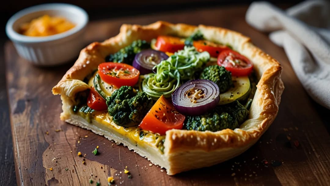 Ciasto francuskie z pesto i serem: Przepis na lekki i smaczny obiad