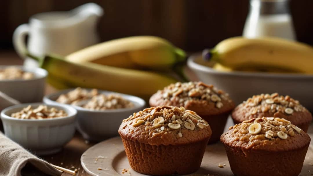 Jak zrobić fit babeczki bananowe? Zdrowy przepis na przekąskę