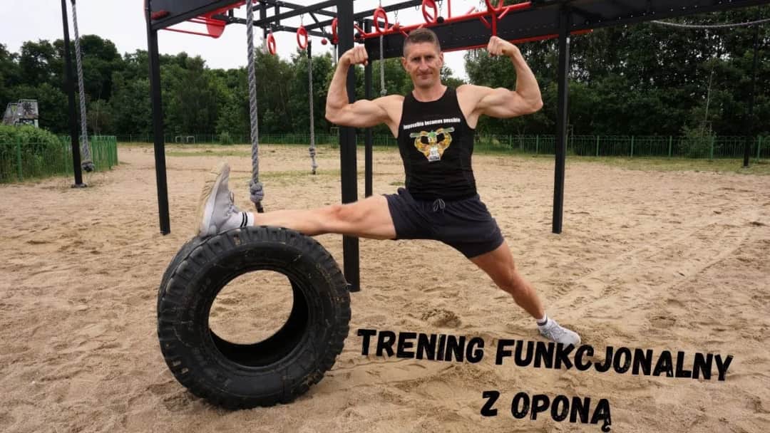 Domowy trening cardio z oponą - zestaw ćwiczeń