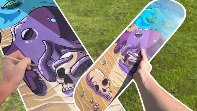 Jak pomalować deskorolkę - krok po kroku do idealnego efektu