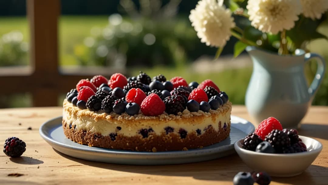 Jak zrobić ciasto z jagodami na oleju i kruszonką? Idealne na lato